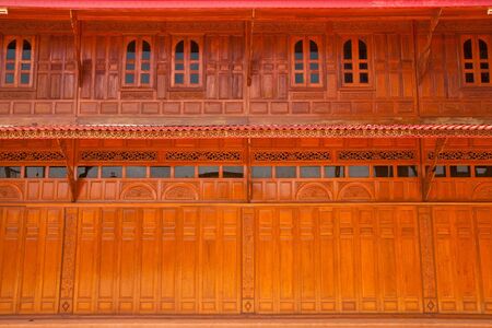 Monk's house of Wat Kuti, Petchaburi province, Thailandの写真素材