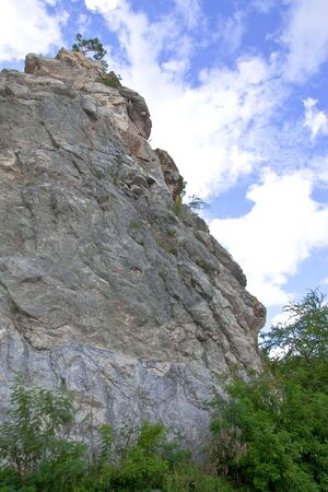Mountain in middle of Thailandの写真素材