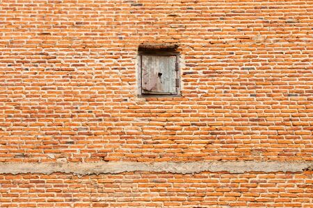 Brick wall and windowの写真素材