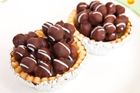 Chocolate dessertの写真素材