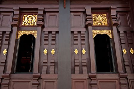 Traditional Thai style architectureの写真素材