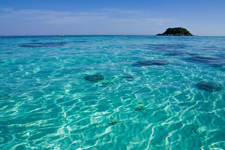 View of Lipe island, south of Thailandの写真素材