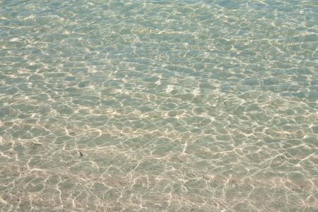 Texture of clear water in Thai sea
