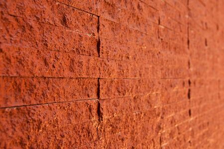 red brick wallの写真素材