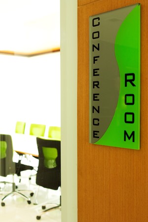 Conference room signの写真素材
