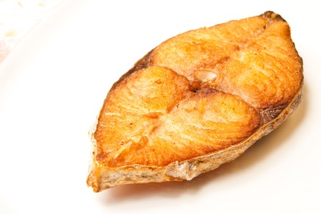 Piece of sea bassの写真素材