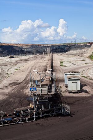Lignite mine in northern Thailand