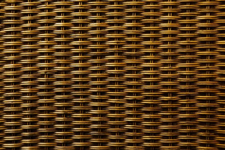 native Thai style bamboo weaving house wallの写真素材