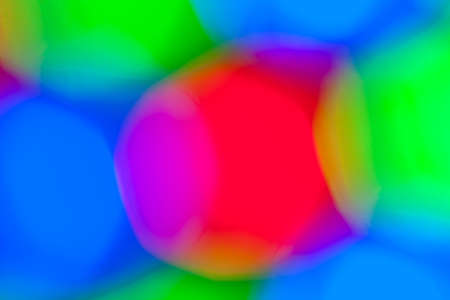 Blurry lights on night sceneの写真素材