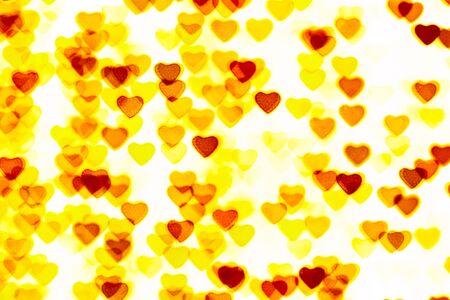 Heart background, taken from night lightsの写真素材