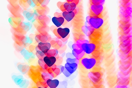 Heaert background, taken from night lightsの写真素材