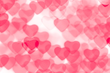 Heart background, taken from night lightsの写真素材