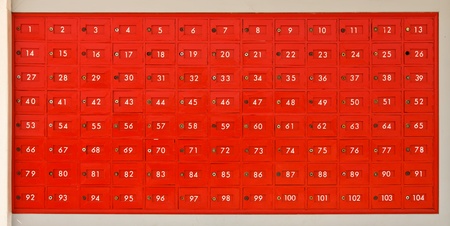 Post box for rentの写真素材