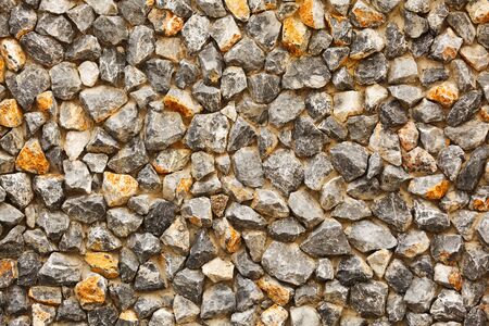 Detail of wall made from stoneの写真素材
