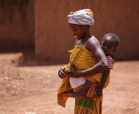 Ghanaian women and how she taking her son