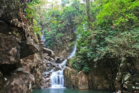 Water fallの写真素材