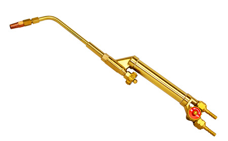 Welding tool on the white backgroundの写真素材