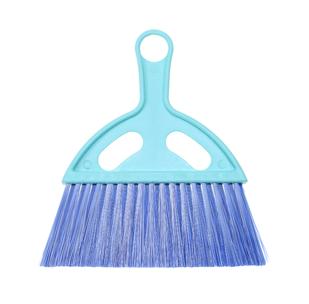 Dust brush isolated on white backgroundの写真素材