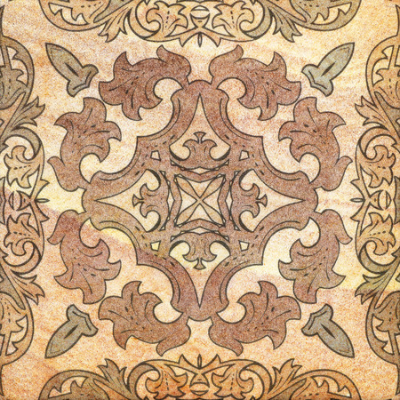 Decorative brown sand stone tile background