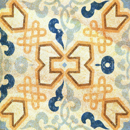 Decorative brown sand stone tile backgroundの写真素材