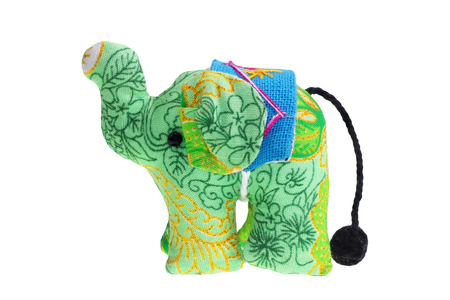 elephant for gift isolated on white backgroundの写真素材