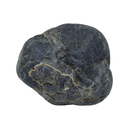 natural stone isolated on white backgroundの写真素材