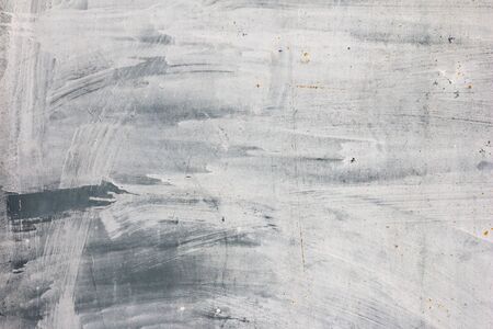 old white paint on metal surface backgroundの写真素材