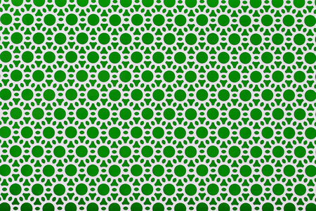white perforated steel plate on green background, Iron perforated sheet metal.