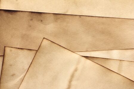 brown empty old vintage paper for background. Paper texture
