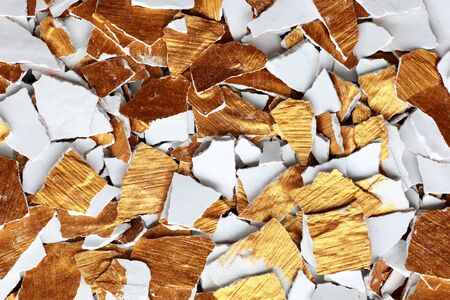 broken gold concrete surface background, plasters crack texture abstract background