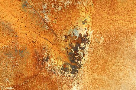Old grunge rust metal panel texture use for abstract background