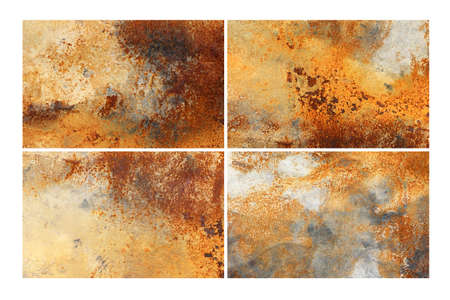 grunge rust metal panel texture use for industry abstract background