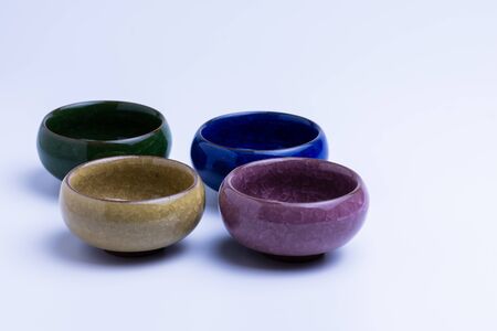 Set of cups for drinking tea.の写真素材