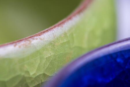 Close up set of cups for drinking tea.の写真素材