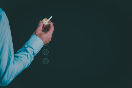 Customer services best excellent business rating experience. Satisfaction survey concept. user gives ratings to service experience on the online application, online marketing, and business processes.の写真素材