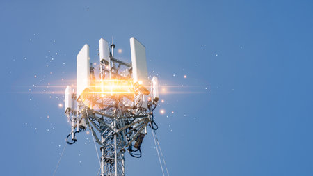 Connecting, communicating, and exchanging with global network cloud data internet technology. Using...
