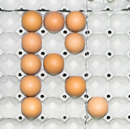 R, eggs alphabetの写真素材