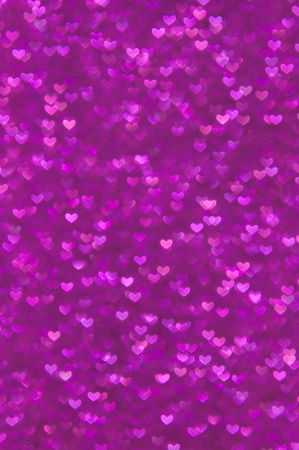 purple heart lights abstract backgroundの写真素材