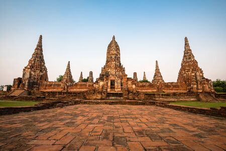 wat chaiwatthanaram temple, ayutthaya, thailand (ayutthaya historical park )のeditorial素材
