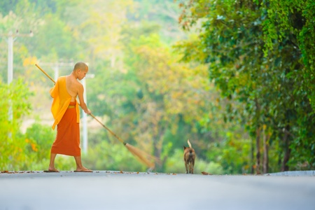 monk templeの写真素材