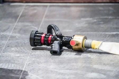 Equipments of fireman for safe the fire situation.