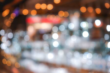 Luxury bokeh defocus to LED light in department store