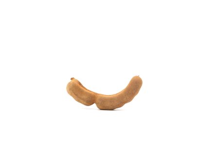 Isolated Tamarind on the white background.の写真素材