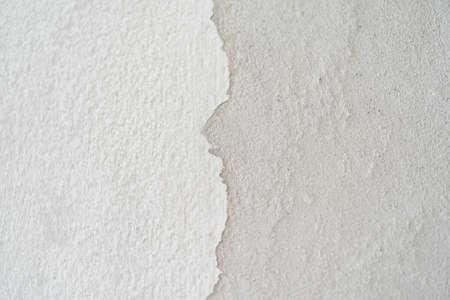 Texture of Cracked white gray colour on Cement wall for artwork backgroundの写真素材