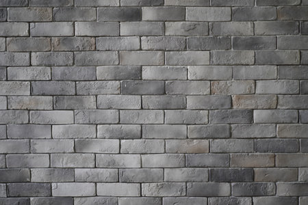 An image of a pattern of the rough grey bricks on a wall that can be presented both in the interior...