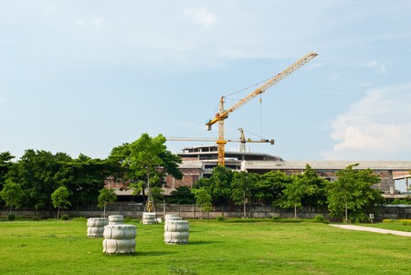 contruction buildingの写真素材
