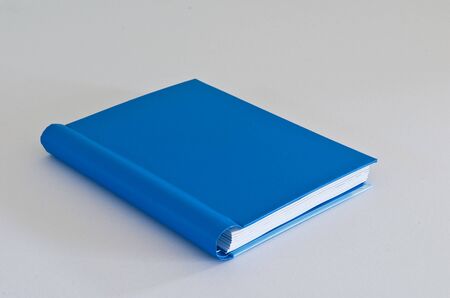 blue daily on white backgroundの写真素材