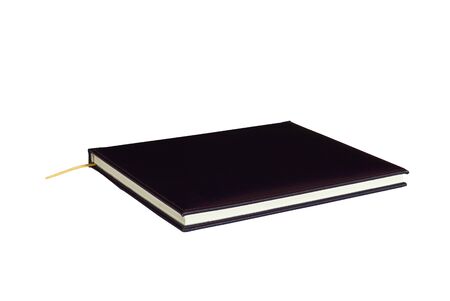 notebook on white backgroundの写真素材