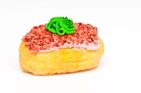 close up donut on isolate
