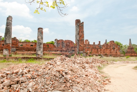 Repair  old temples and old pagodasの写真素材